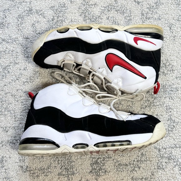 Nike Other - Nike Air Max Uptempo 95 "Bulls" White Red Black Shoes CK0892-101 Men's Size 11.5